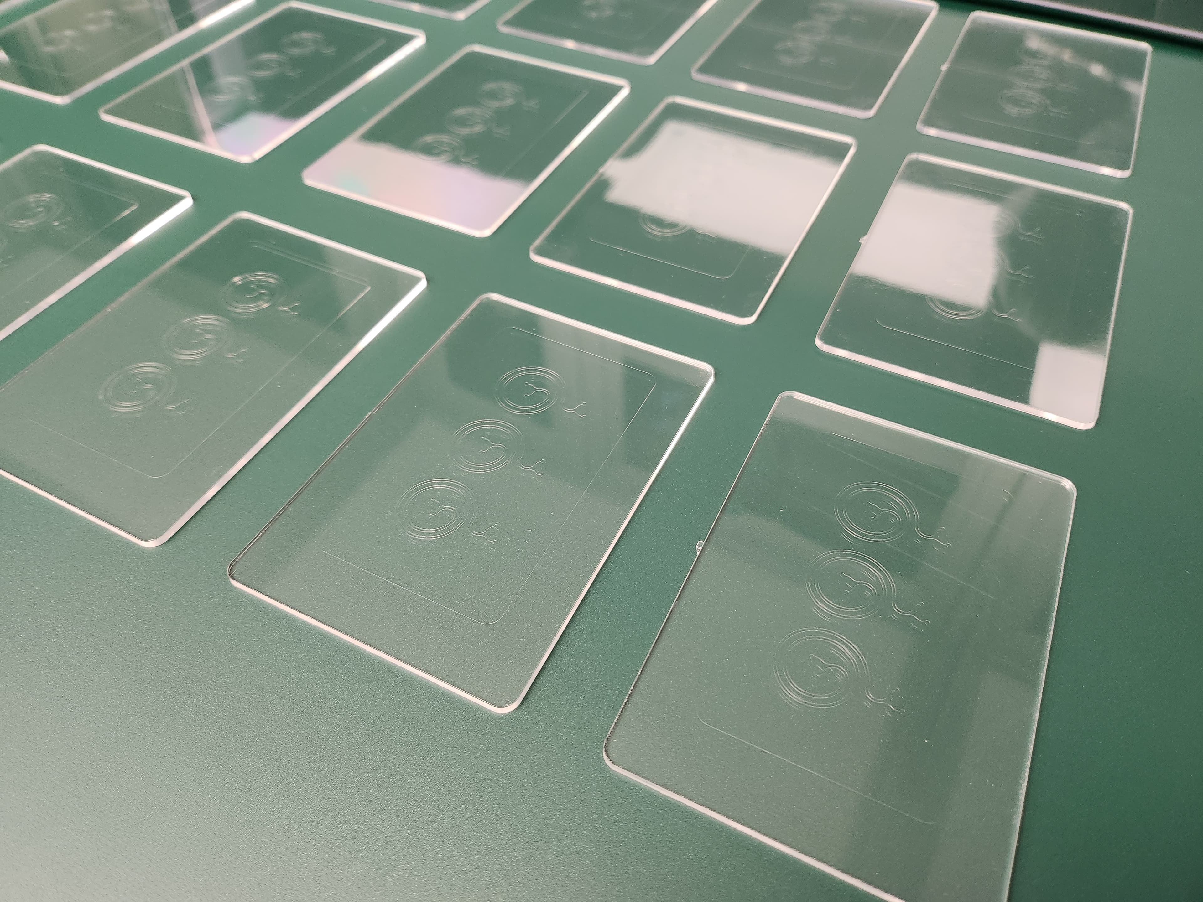 PDMS microfluidic chips β batch production