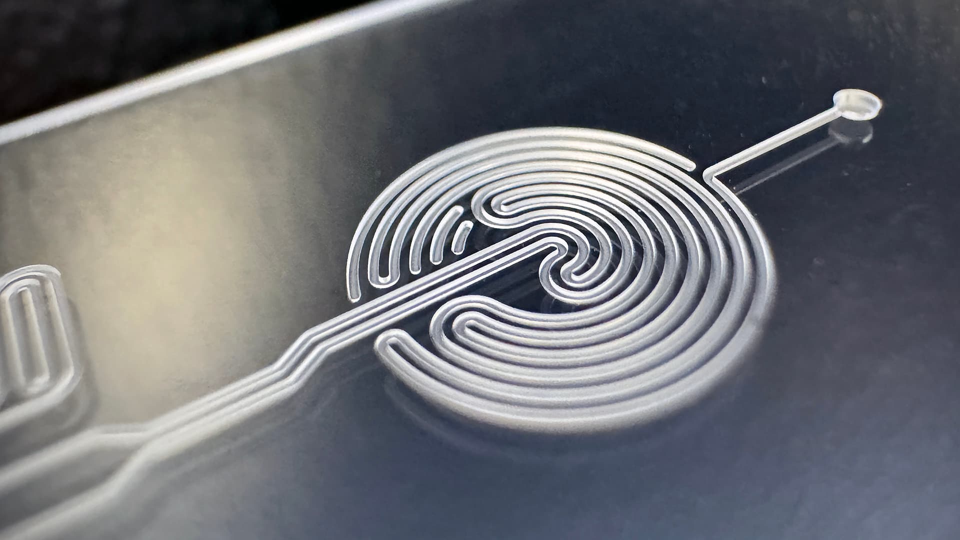 COC microfluidic spiral part